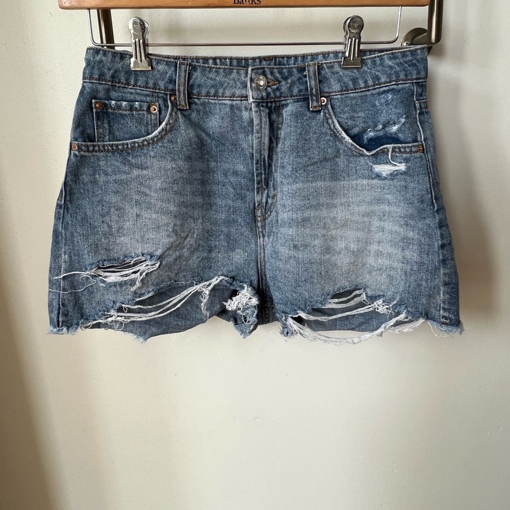 Denim shorts